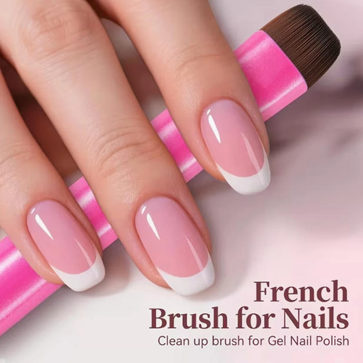 Gel Nail Polish Brush, Nail Art Design Brush, Wooden Alloy Handle, Dotting Brush, Liner Brush, French Manicure Brush Set