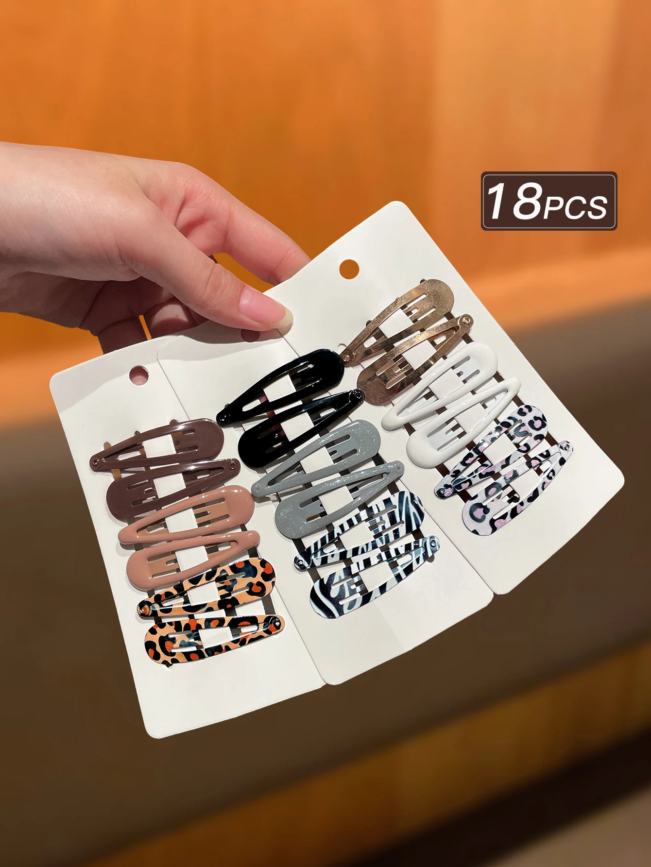 18 قطعة من إكسسوارات الشعر النسائية العصرية والمتعددة الاستخدامات اللطيفة لتقويم العمر دبابيس الشعر للاستخدام اليومي توصية هدية مثالية #1