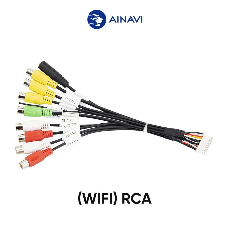 إينافي-ميكروفون لراديو سيارة أندرويد ، كابل RCA