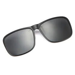 Sunglasses Clip for Men and Women Flip Up Polarized Sun Glasses Driving Night Vision Clip-on Style Fishing Cycling Eyewears