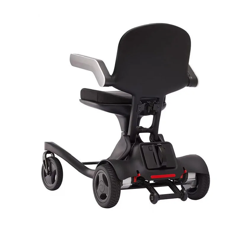 Carbon fiber electric four-wheeler, tricycle, elderly scooter, small folding electric vehicle, vehicle assistance