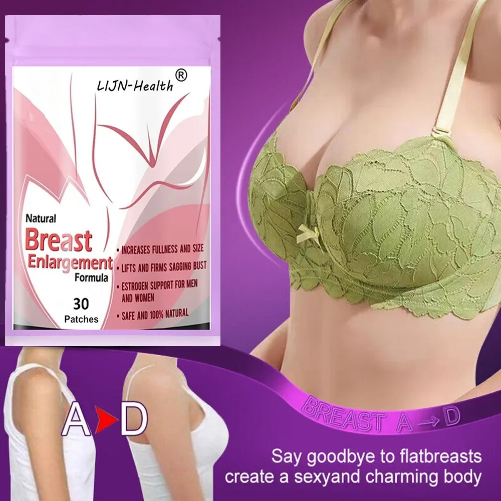 

Perfect Bust Transdermal Patches, Larger Breast Natural Breast Enlargement, Lifting 30 Patches