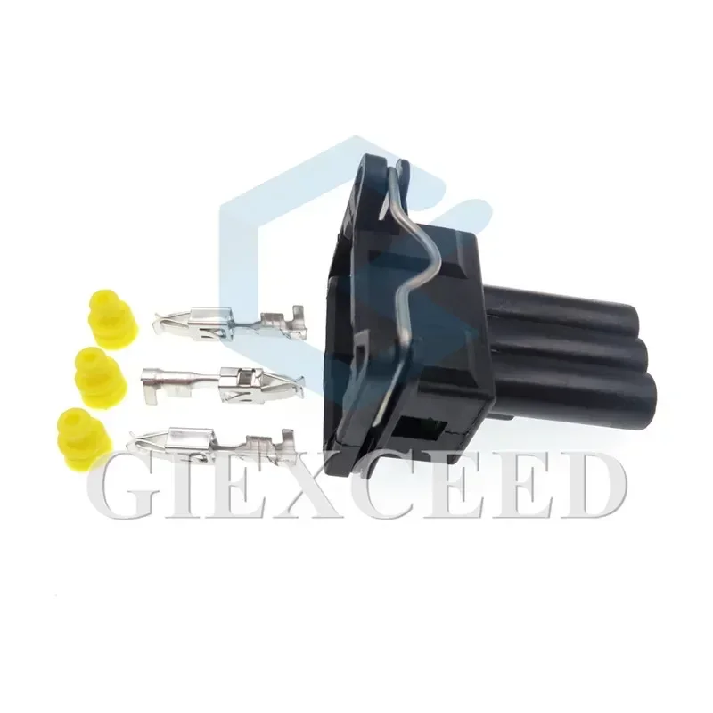 2 Sets 3 Pin AC Assembly 85205-1 Power Junior Timer Kit Terminals Boot Wire Plug Sensor Oxygen Connector Idle Motor Socket