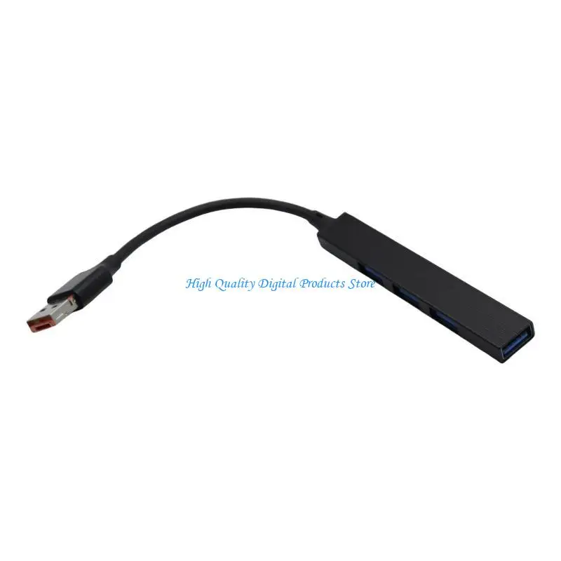 

U2JE USB Hub 4 Port Adapter For Laptop PC Data Sync Expansion Adapter for Camera