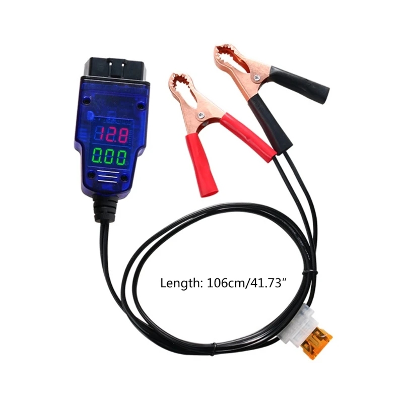 12V BT-30 Car Memory Saver Cable OBD2 ECU Emergency Battery Replacement Tool Memory Saver Clip