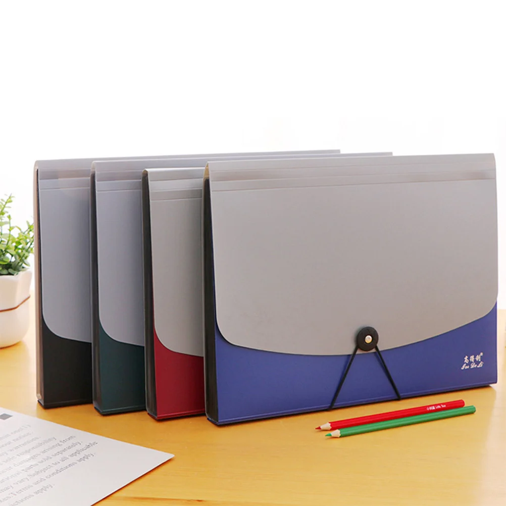 

1 шт., 13 карманов, папка-гармошка, водонепроницаемый полипропиленовый расширяющийся органайзер для файлов формата А4, офисные школьные документы