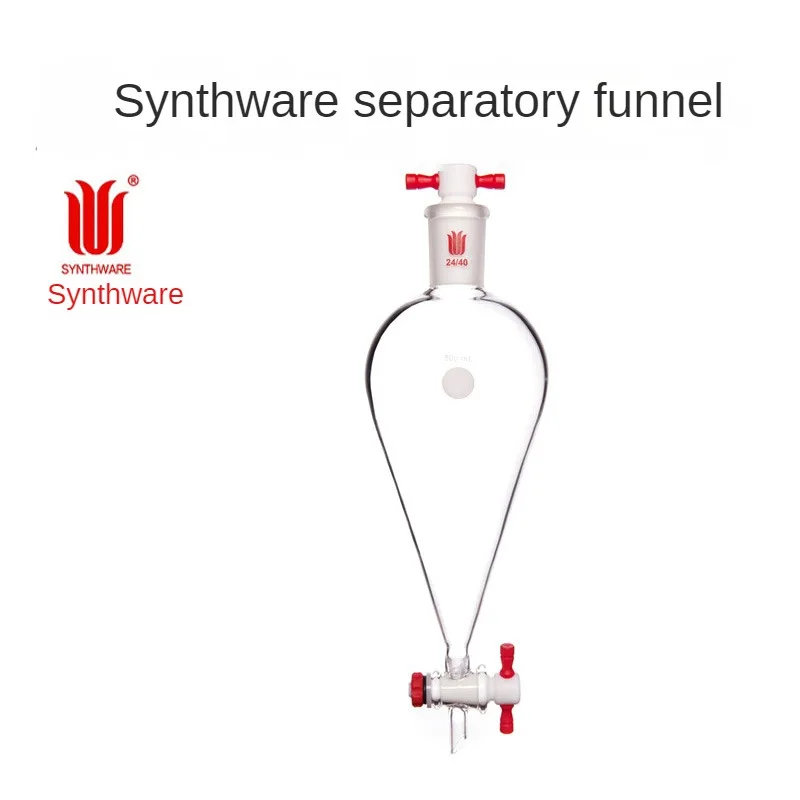 

Сепараторная Воронка Synthware (ПТФЭ заземляющая пробка + ПТФЭ соединение) верхняя заземляющая Нижняя ветка-сепараторная воронка