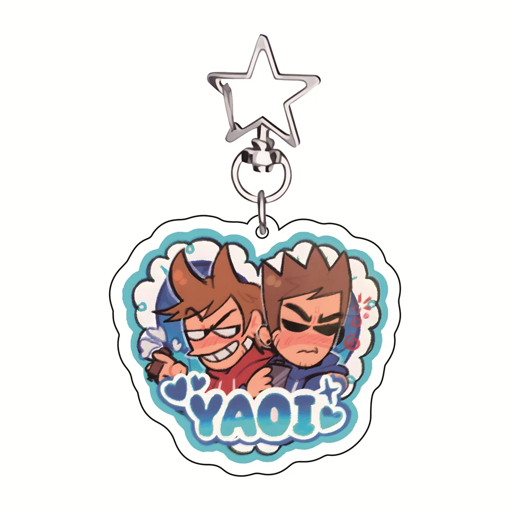Multi-Fandom Yaoi-Paar 6cm Acryl-Schlüsselanhänger Verschiedene IP-Charaktere Figuren Anime-Anhänger Taschenanhänger Sammlerstück Fan-Geschenk – Detail 14