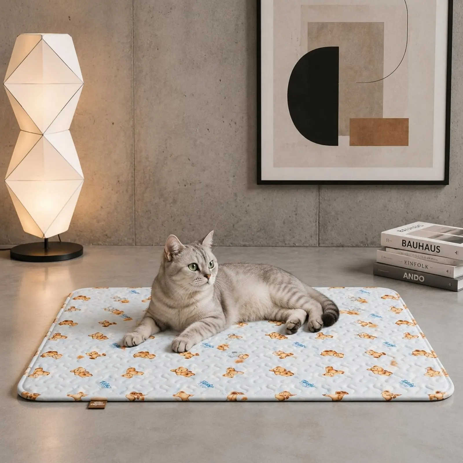 

Waterproof Dog Mat Dirt Resistant Washable Pet Bed Mat Sleeping Pad Soft Padded Breathable for Indoor
