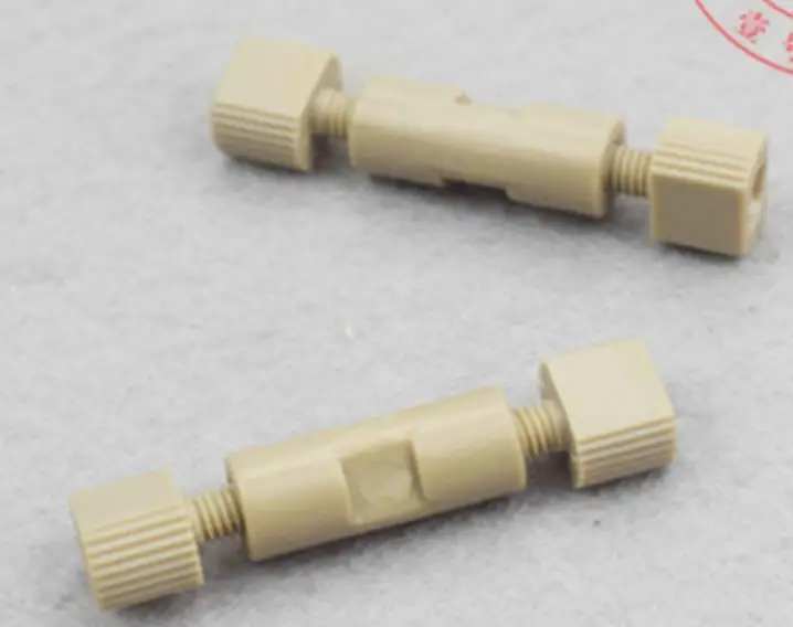 1/16 PEEK Hand screw joint two-way straight HPLC Shimadzu Agilent waters straight connector