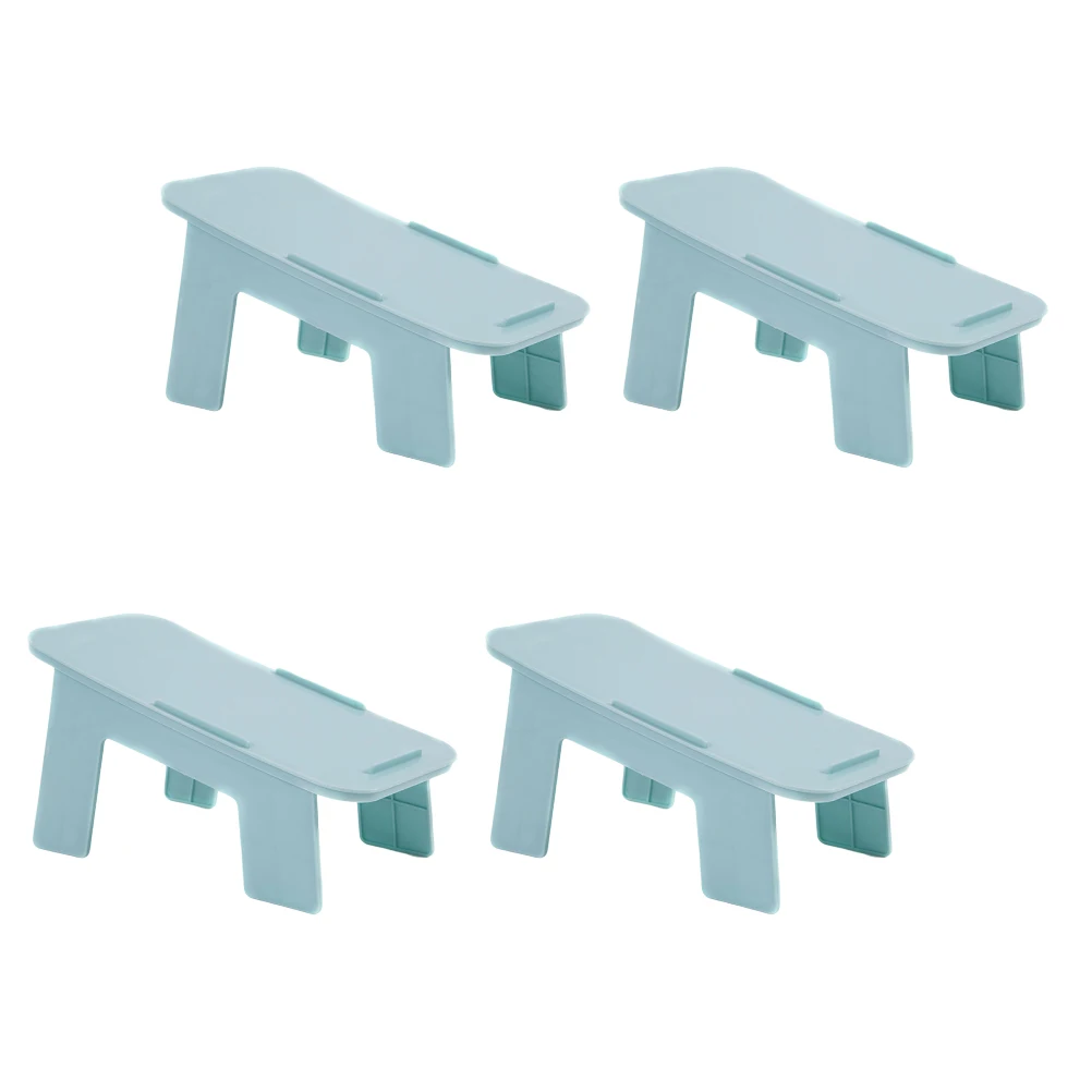 

4pcs Shoes Rack Double Layers Premium Material Wall Mounted Organizer Storage Home Use Shoe Stand Holder