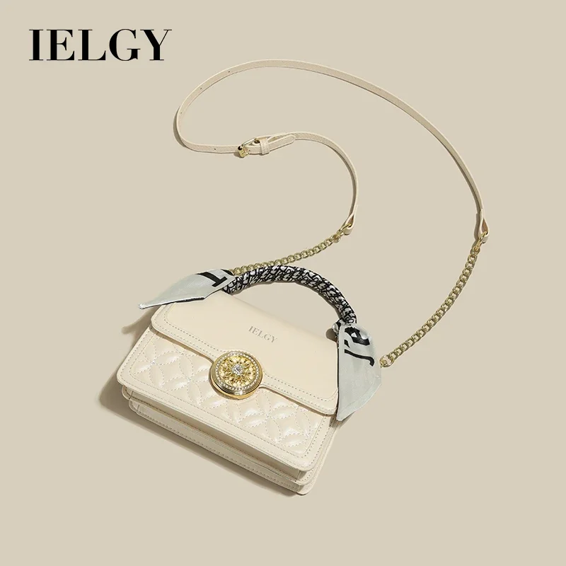 IELGY New Popular Bags High-end And Unique Design Small Square Bag Fashionable Shoulder Crossbody Handbag For Women