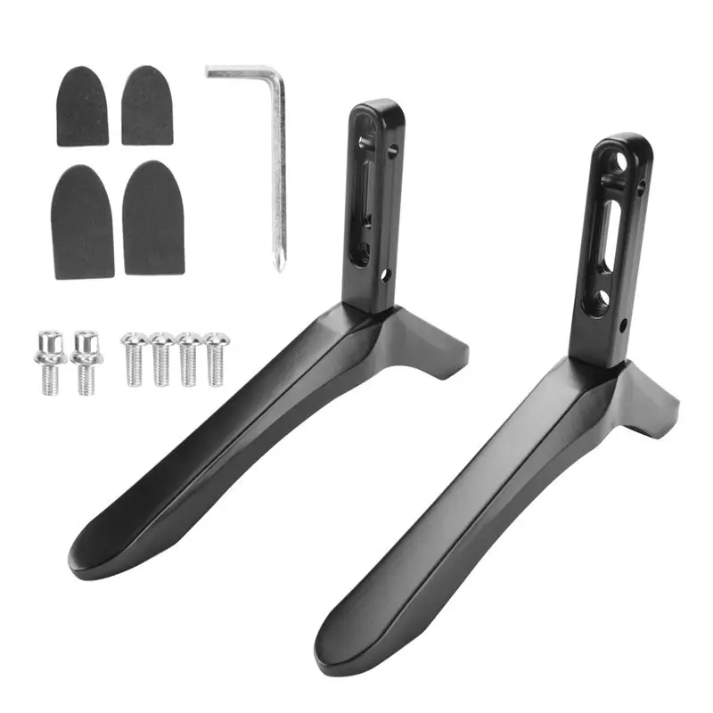 GTBL Steel TV Base For LCD Pedestal Screen Stand Home Universal Monitor Riser For 32 To 65 Inches