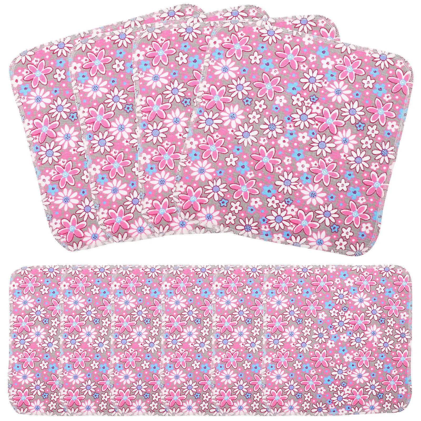 

10pcs Dish Cloths Set Reusable Thick Cleaning Rags For Kitchen Dishes Countertops Strong Water Absorption Gentle On Tableware