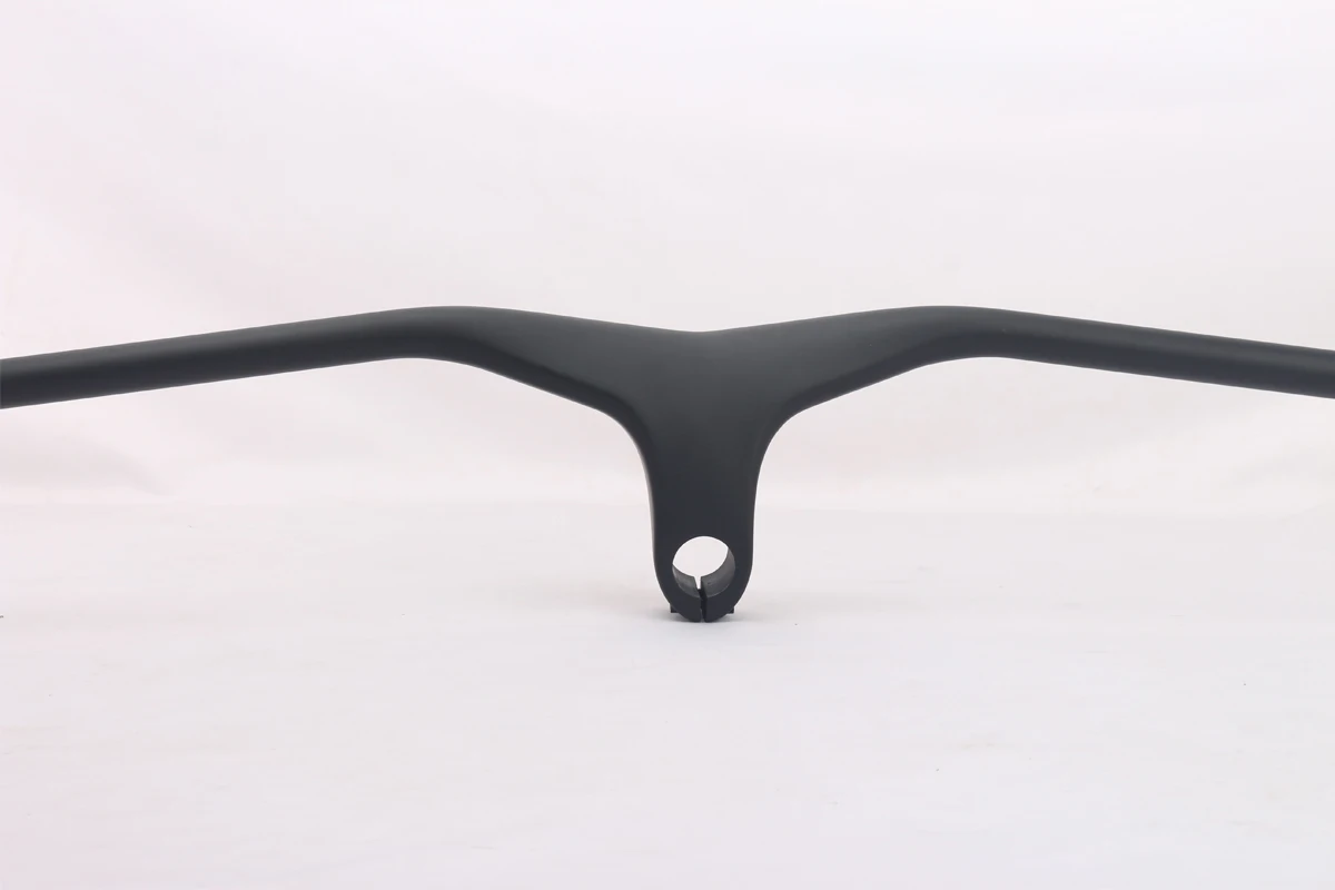 Winow MTB Handlebars And Stem 28.6mm Carbon Integrated Handlebar For Mountain Bike 800mm Length 70/80/90/100/110/120mm Stem