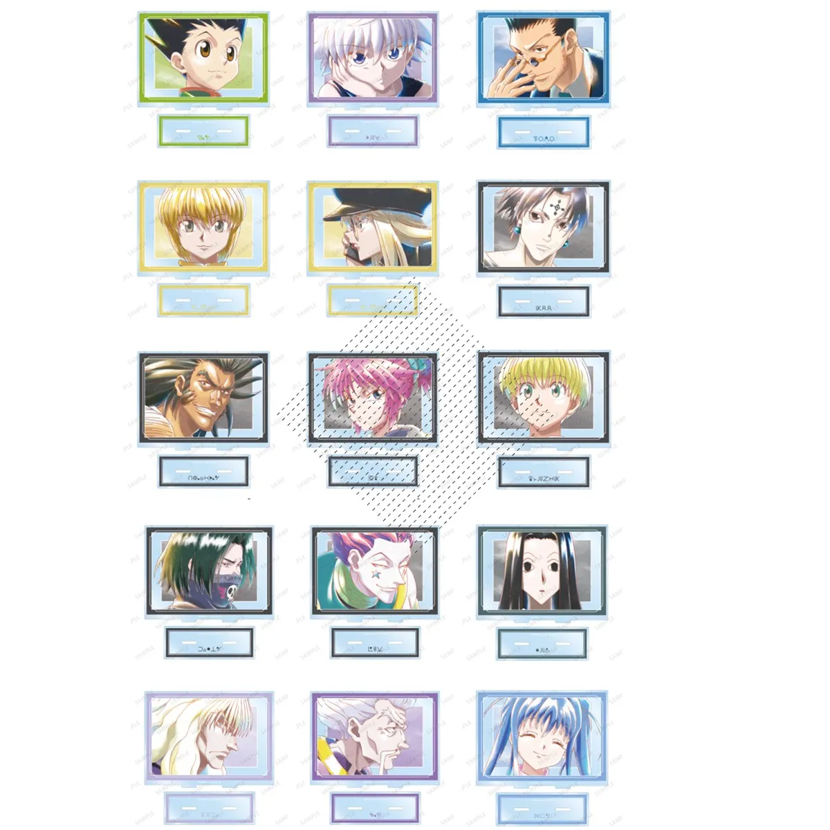 Игра Gon Freecss Killua Zoldyck Hyskoa Syarnorke акриловая подставка кукла аниме Kurapika Reorio фигурка модель тарелка косплей игрушка в подарок