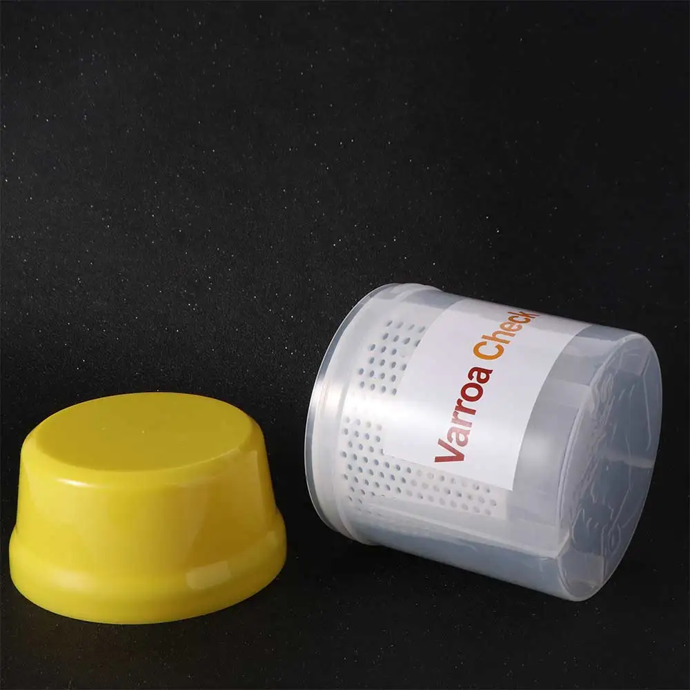 Plastic Beehive Varroa Mites Check Test Bottle Dedicated Efficient Mite Removal Tool Durable Beekeeping Mite Detection Boxs