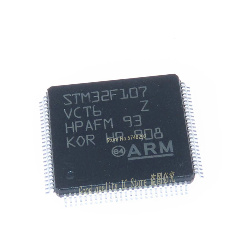 1PCS/LOT  STM32F107VCT6 STM32F107 STM32 QFP 32F107VCT6 32F10   100% new imported original IC