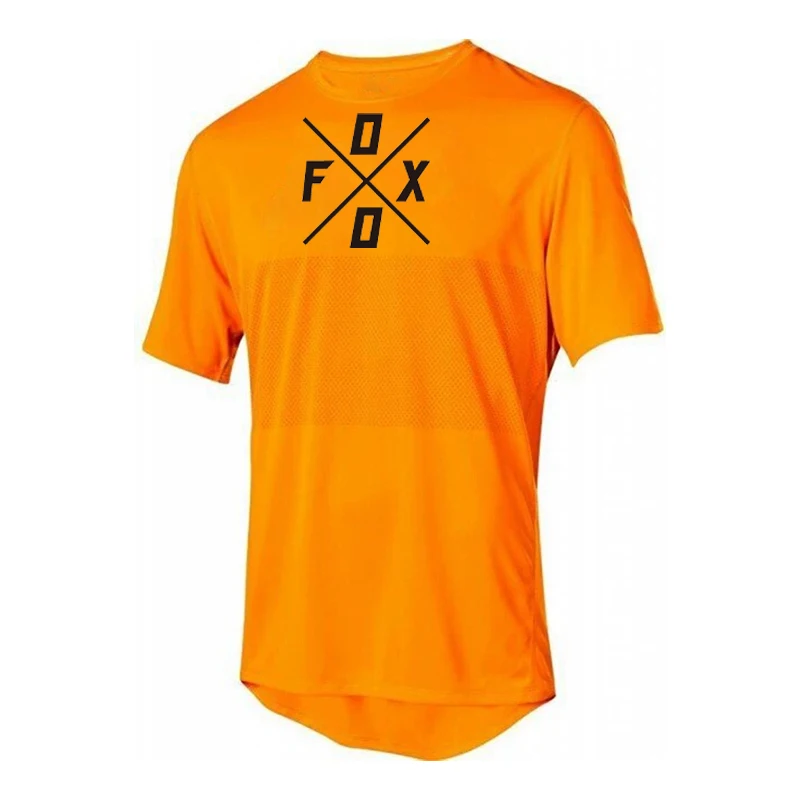 2025 Summer MTB FOXO Motorcycle Cross-country Mountain Endurance Bicycle Clothing Motorcycle Cross-country Short-sleeved T-shirt - Image 5