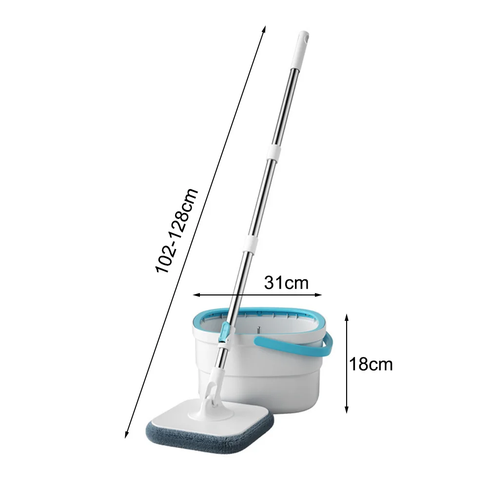 バケツ付きフラットモップ,個別のモップ,床掃除,家庭用掃除道具,効率的な衛生
