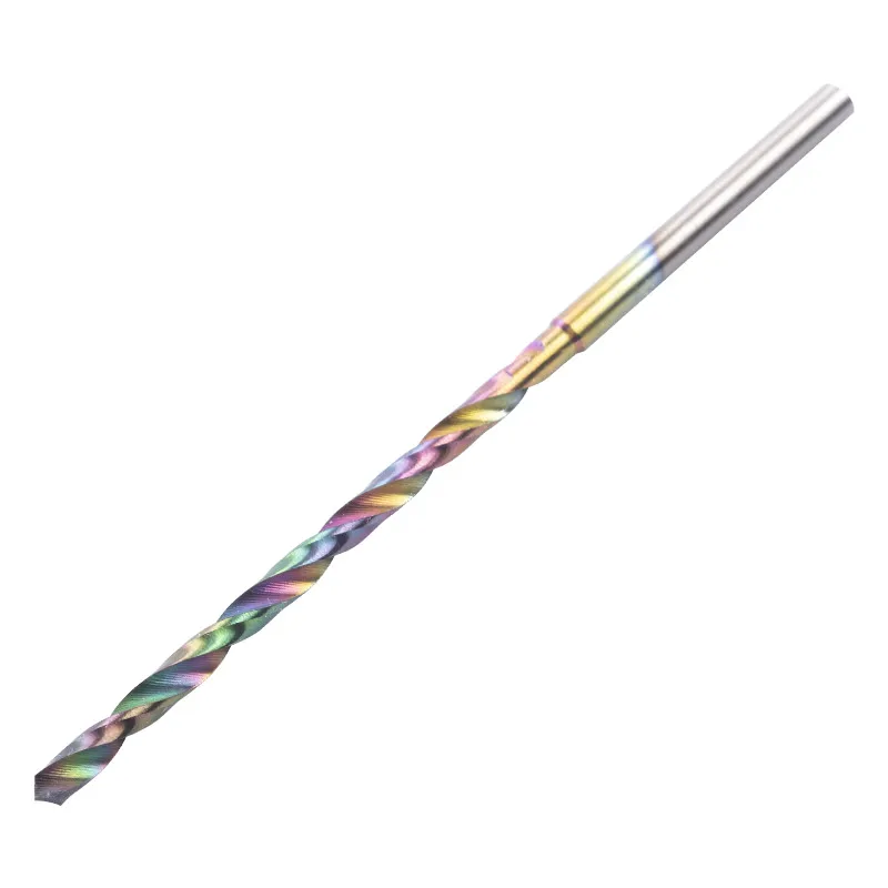 Extended high-speed steel twist drill bit 2.35mm handle variable diameter drill bit amber beeswax color punching