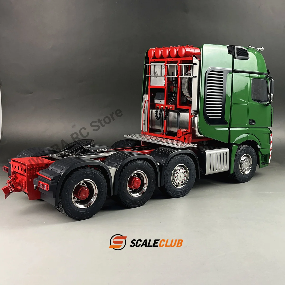 Scaleclub Model Tractor Uitlaat Toolbox Voor Benz 3363 1851 Voor Tamiya Lesu Rc Truck Trailer Tipper