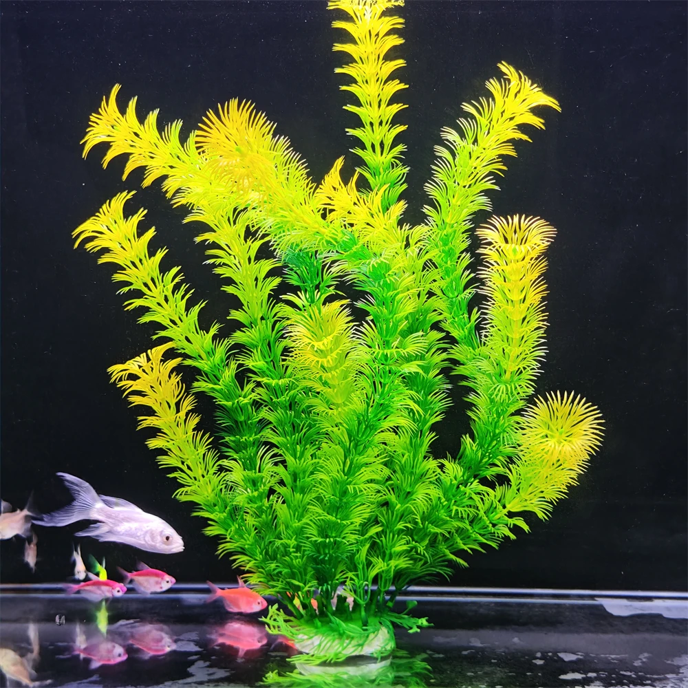 Aquarium Fish Big Size - 17.7 Inch Fish Tank Simulation Plant