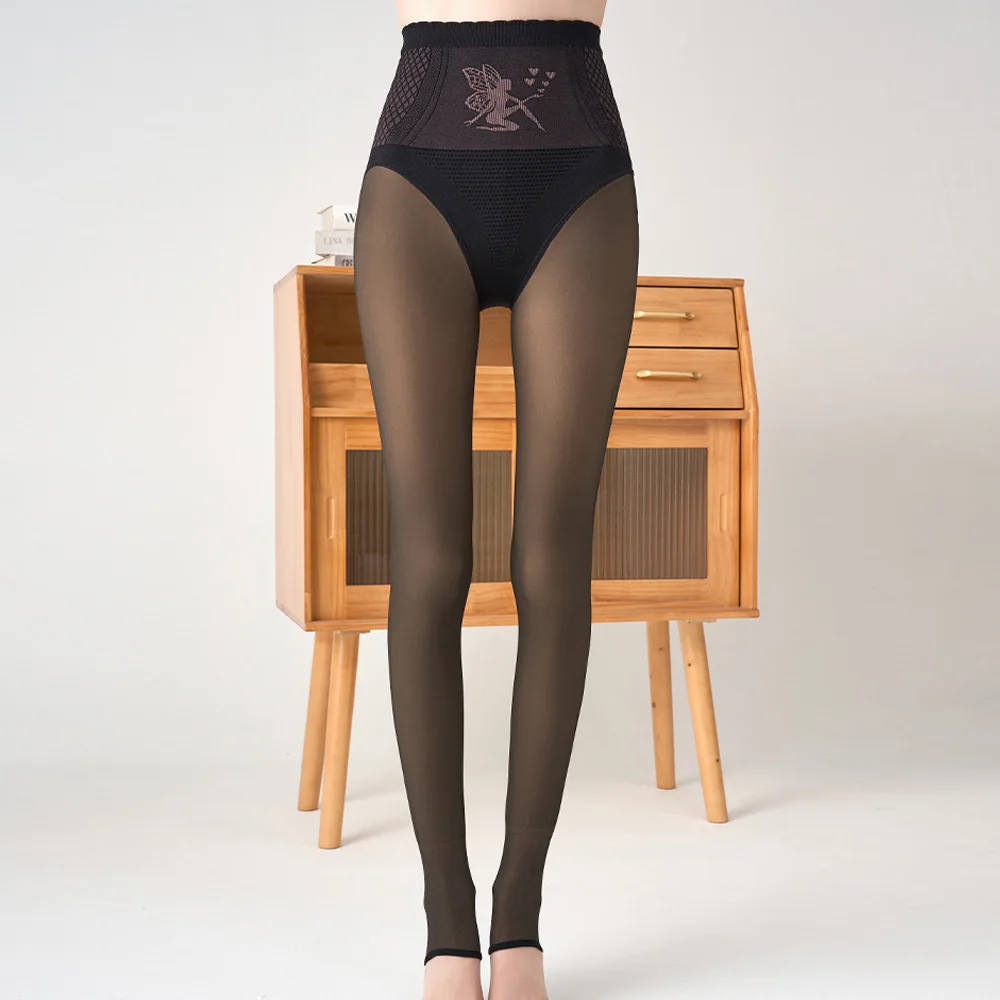 Women High Waist Thickened Leggings Seamless Butt Lifting Skinny Stretch Push Up Trousers Gym Training Yoga Slim Pants Femal