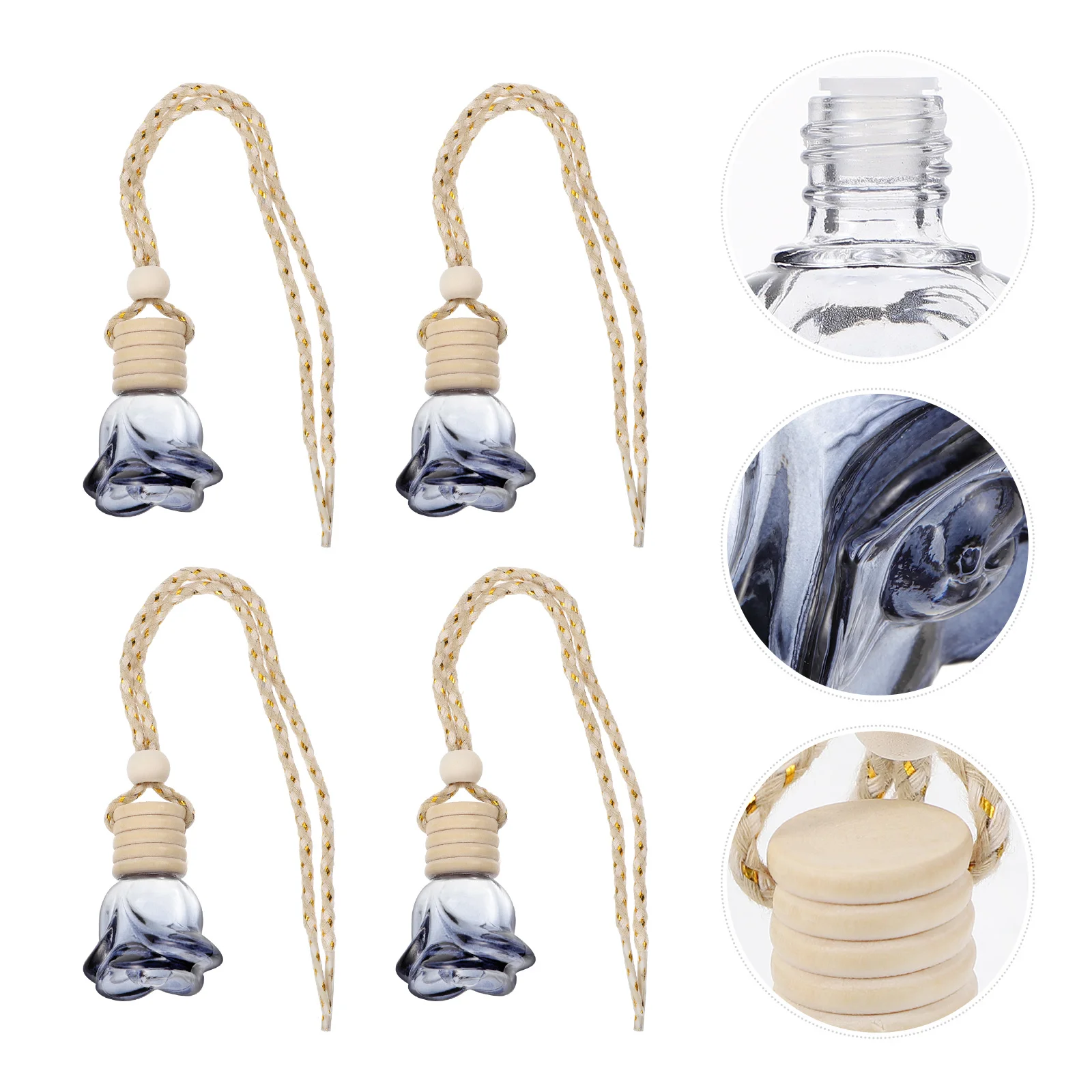 

10 Pcs Spray Bottle Aromatherapy Car Hanging Perfume Glass Decor for Luxury Pendant