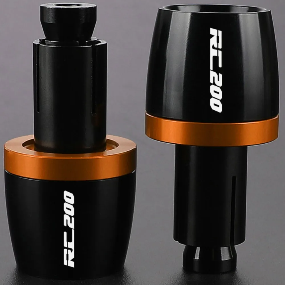 

Motorcycle Aluminum For RC200 RC 200 2014-2017 Handle Bar Handlebar Grips Cap End handle Plugs cap Hornet 2016 2015 Accessories