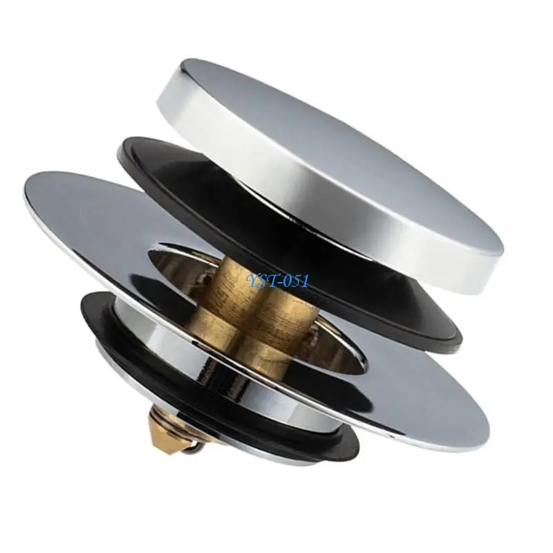 

E15A Tub Drain Renovations set With Simple Installation overflows Plate & Toe Press Stoppers Bathtub Drain Replacement Trim