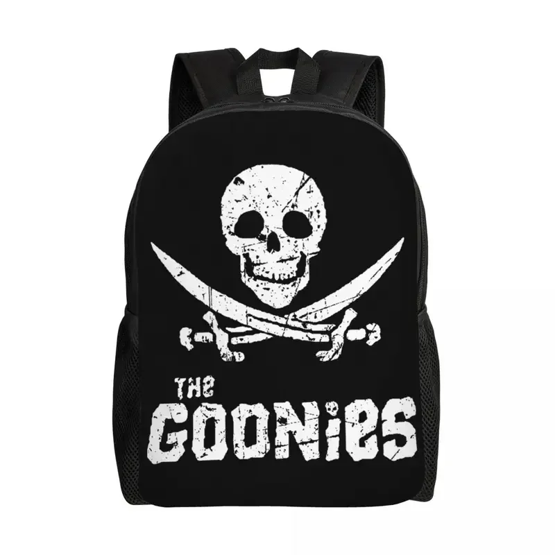 Custom 3D Print The Goonies angustiado arte mochila, filme, filme, escola, faculdade, sacos de viagem, mulheres, homens, Bookbag, cabe 15 "Laptop