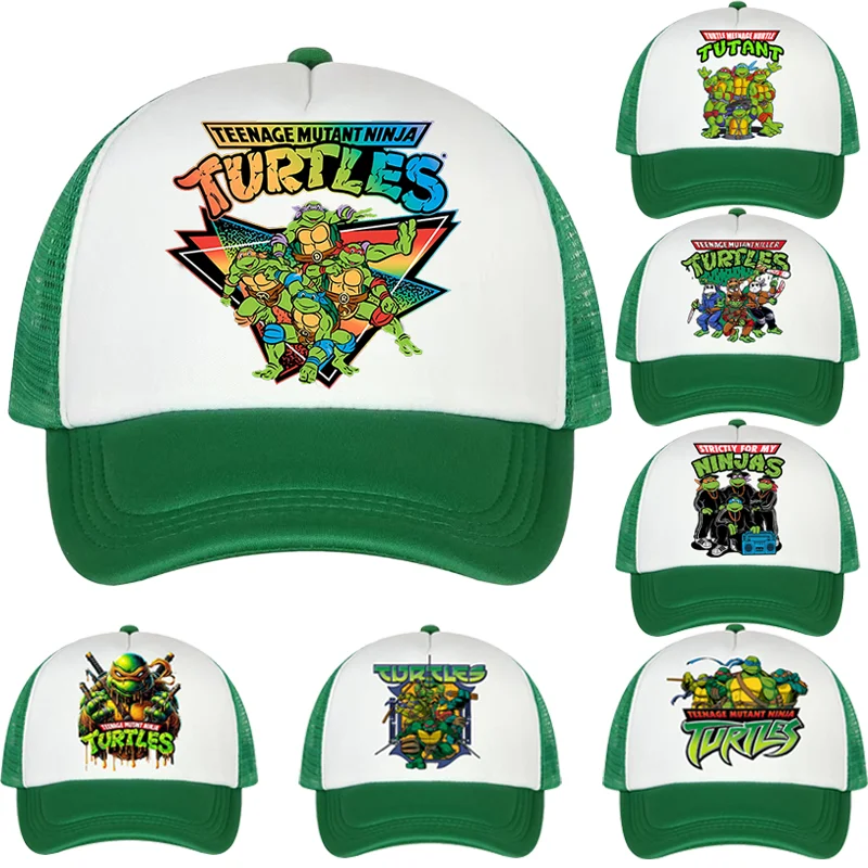 

Teenage Mutant Ninja Turtles Baseball Cap Cartoon Anime Figure Hat Boys Athleisure Adjustable Sport Casual Headwear Kids Gift