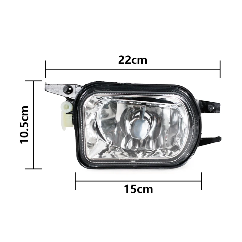 COOYIDOM Bumper Fog Light Driving Foglamp Without Bulb For Benz W203 C230 C240 C320 C350 W215 CL500 CL600 W209 CLK320 CLK500