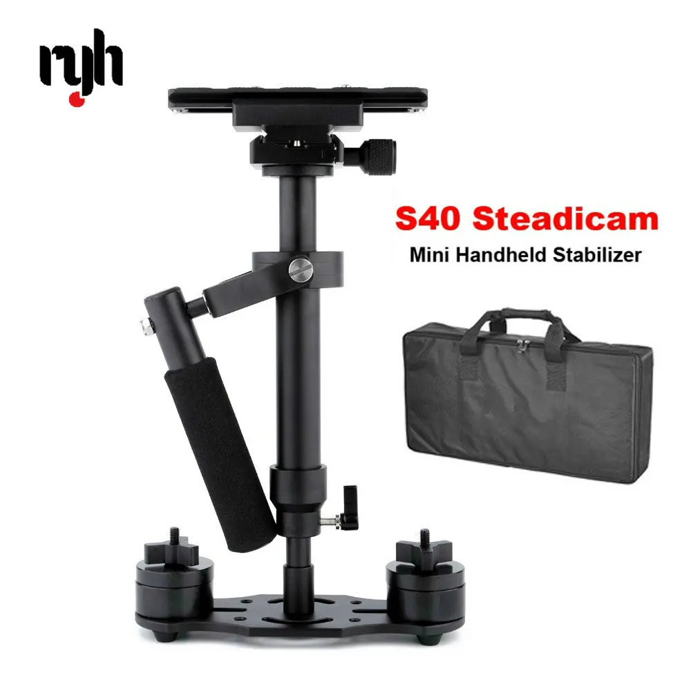 S40 Steadicam 40 см мини Steadycam Pro ручной видеостабилизатор для видеокамеры цифровая камера видео Canon Nikon Sony DSLR