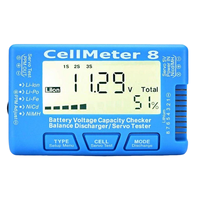 RC CellMeter8 1S-8S Battery Capacity Voltage Test Meter for LiPo Li-Lon NiMH Meter