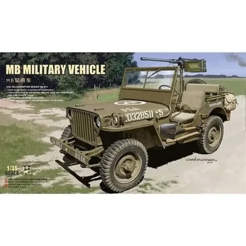 

MENG VS-011 1/35 MB Military Vehicle Comes With Machine Gun U.S Assembly Car Building Model Kit Hobby Toy Model Kits DIY