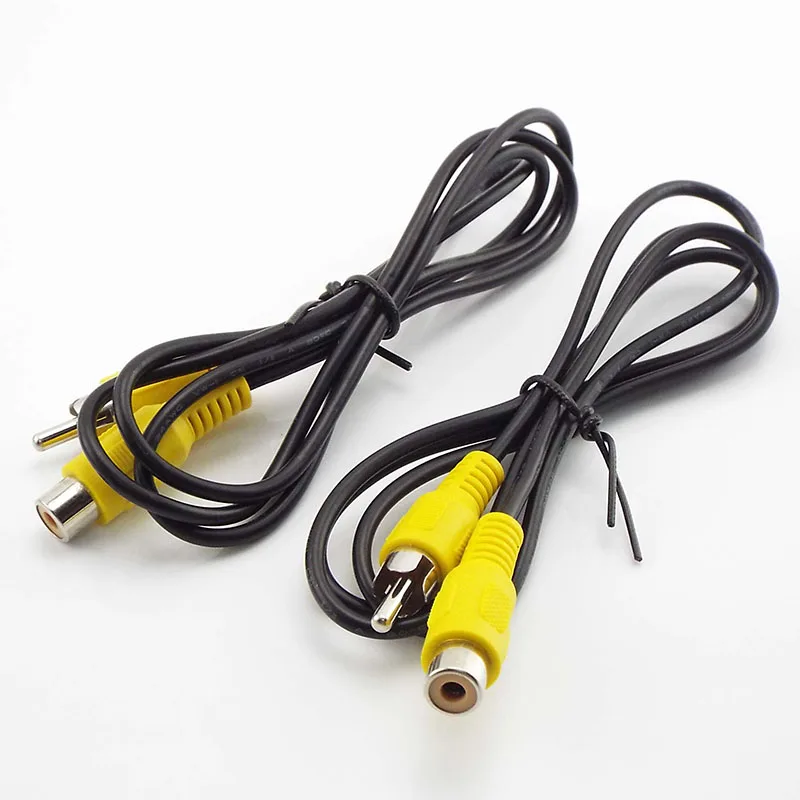 1meter AV Extension RCA Male To Female male Cable M/M M/F Bus Lotus Head Audio Video connector Cable TV Sound Coaxial Line C1