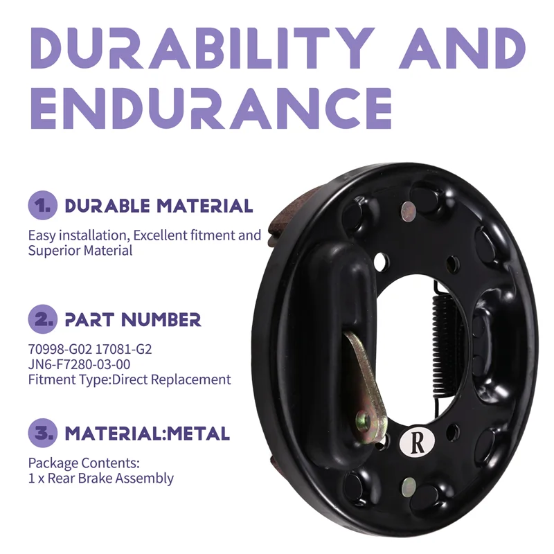 

Задний тормозной привод WO-Golf Cart в сборе для механического тормоза EZGO TXT YAMAHA LVTONG 160