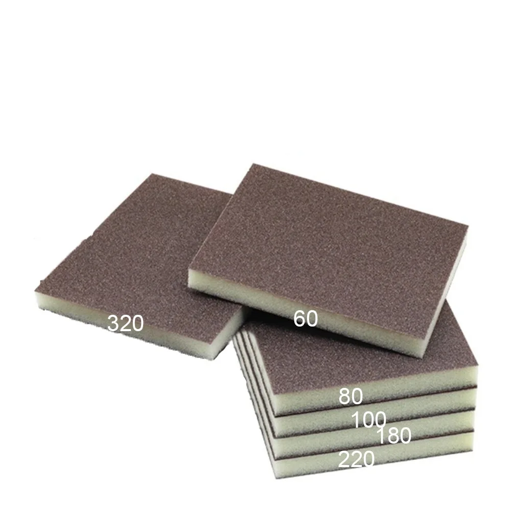 

6Pcs/set Reusable Sanding Sponge 12*10cm Multi-Purpose Sanding Blocks 60-320 Grit Polishing Abrasive Tool Metal Polishing