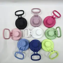 Replacement Plastic Cup Lid For 12oz-64oz Wide Mouth Water Bottle Cover Accessories Colored Plastic Sports Portable Bottle Lid