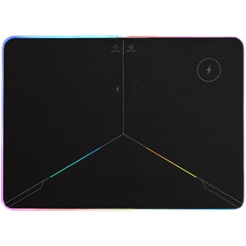 

Luminous mouse pad RGB desktop wireless charging game e-sports hard, mouse pad