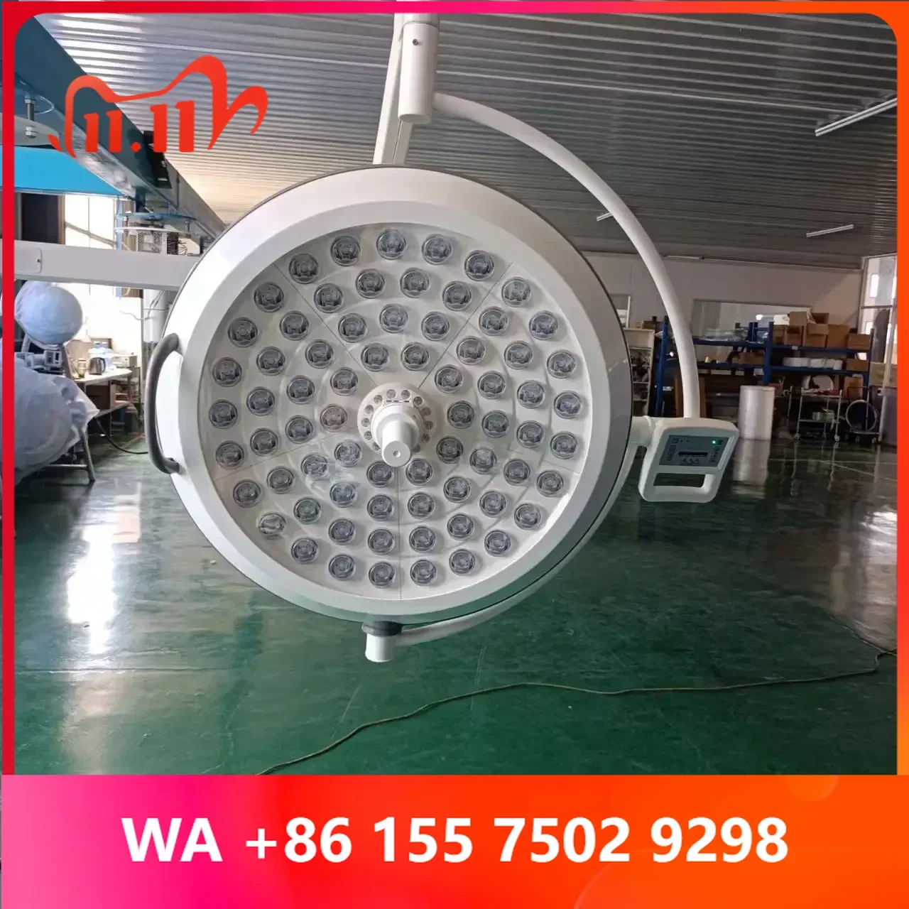Mobile LED Shadowless , ertical Standing Operating Light for eterinary Clinics