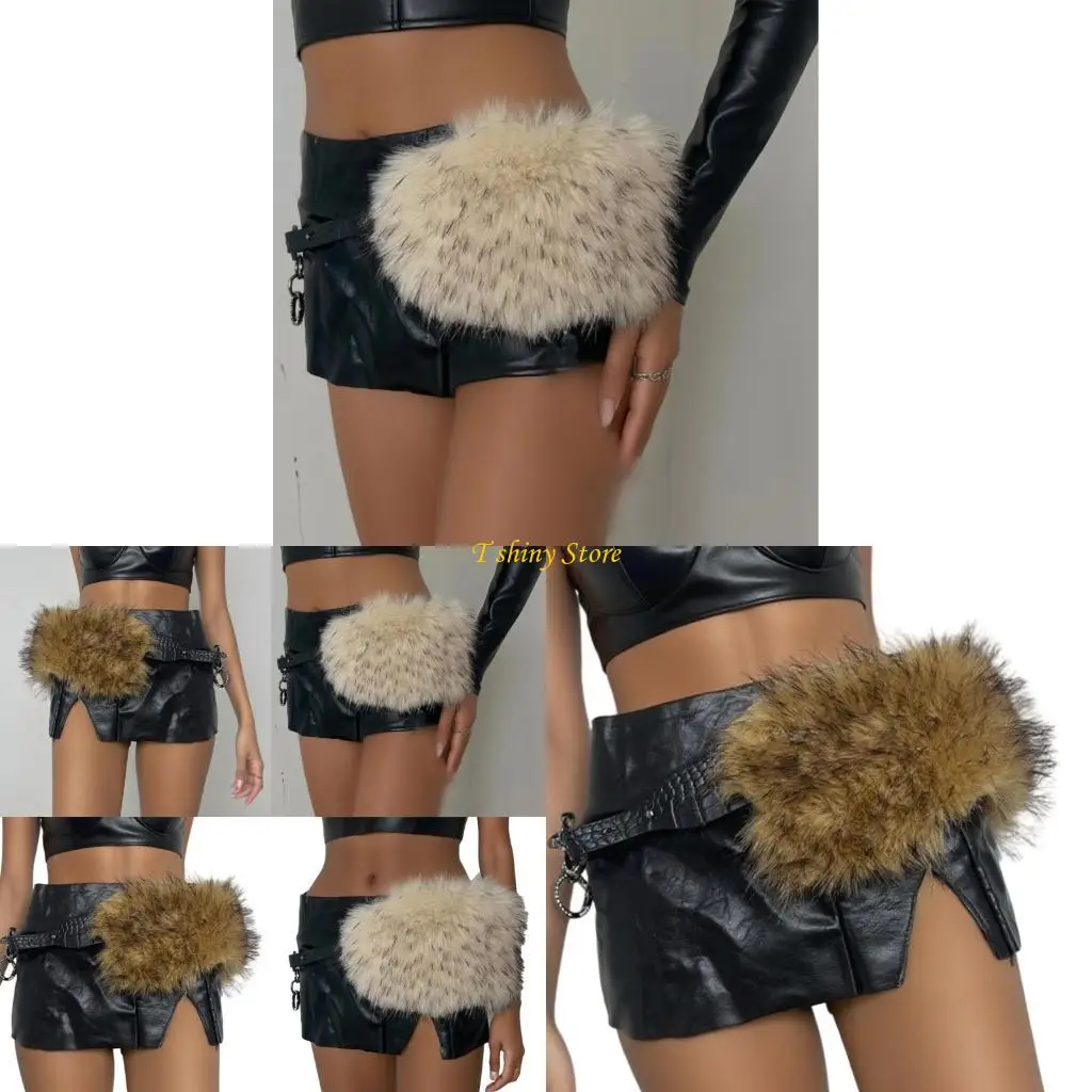 n58f人気エレガントなフェイクファーズウエストシンチャーベルト女性ファッションウエストアクセサリー快適なナイトクラブスタイリングコルセット