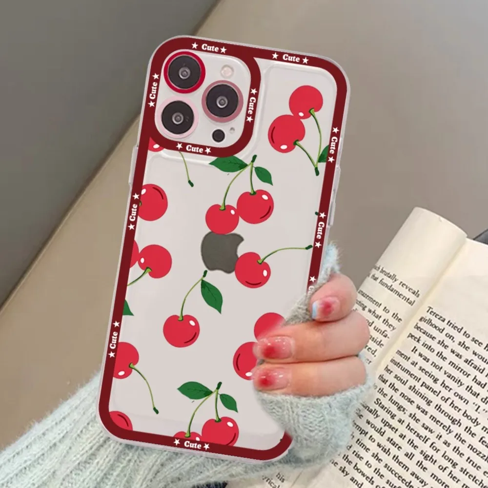 Red cherry Phone Case For Samsung A 10 20 30 70 13 21 32 72 22 51 52 53 71 73 32 4g 32 5g Fundas