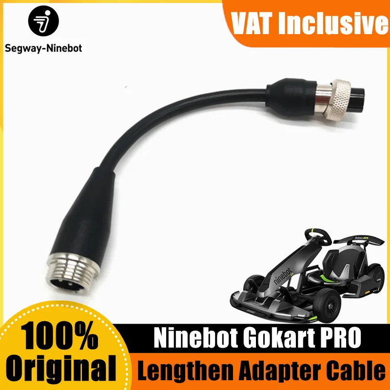 Original Ninebot Lengthen Adapter Cable Kit Spare Parts for Ninebot Gokart PRO Kit S Adapter Cable Pad Replacement Accessorie