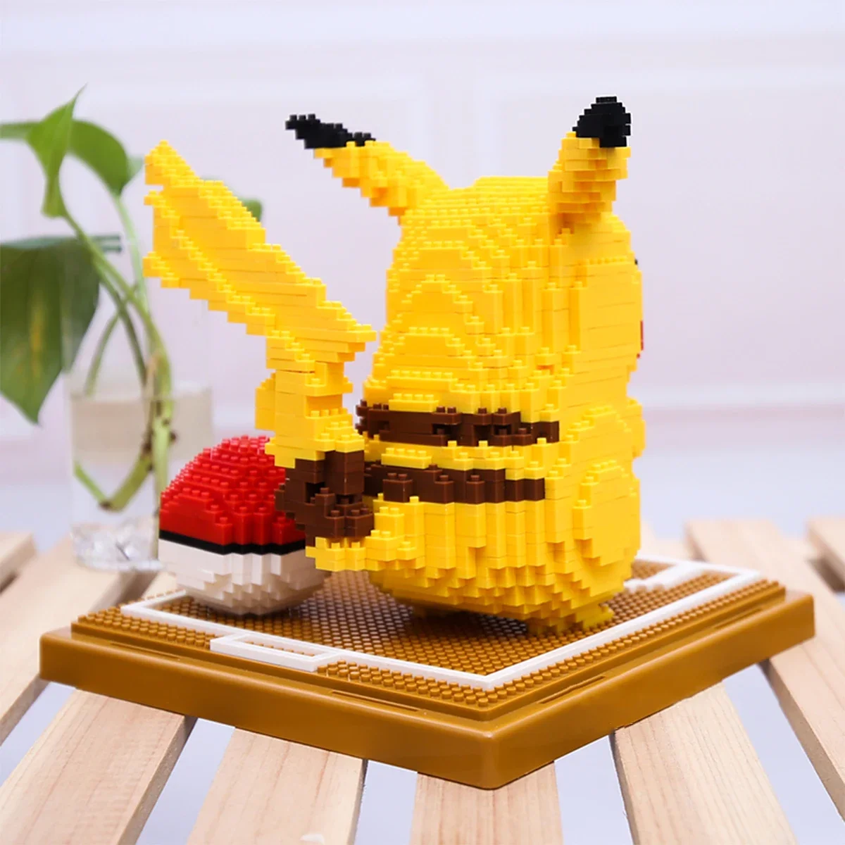 Pokemon Pikachu Micro Building Blocks LNO 157 Poke Ball Giochi Puzzle Modello 3D Mini Mattoni Figura Giocattoli Per Il Regalo Di Natale