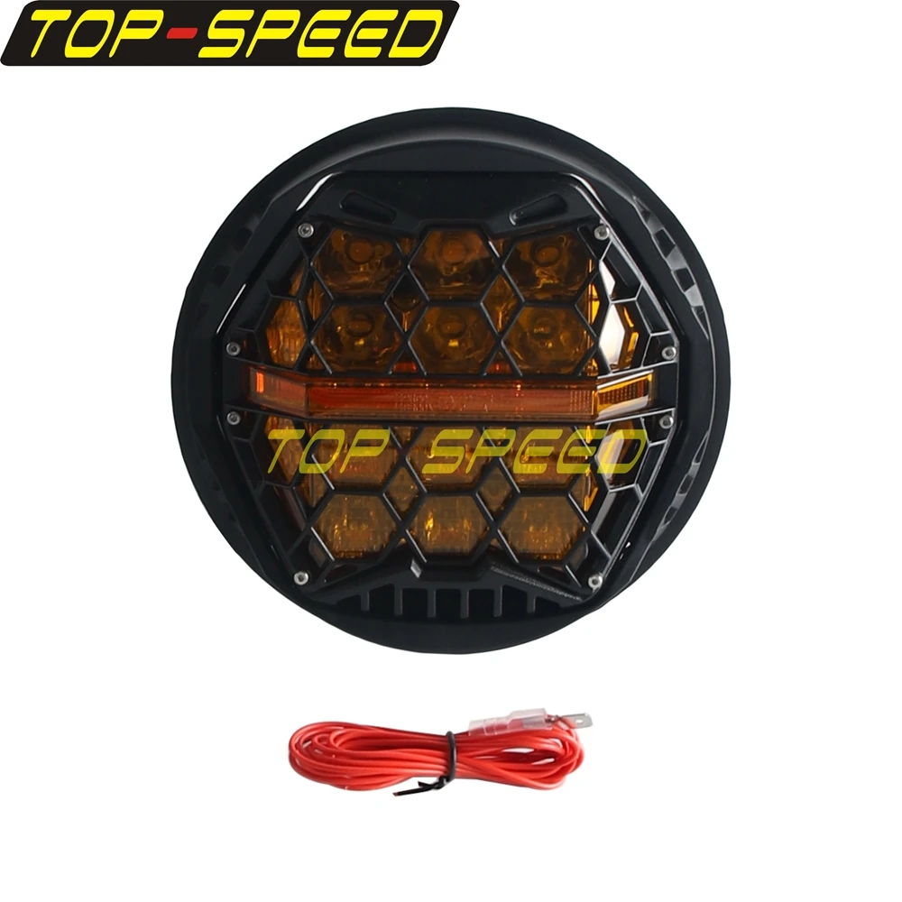 LED Motorbike Headlight High Low Beam Daytime Running Lamp IP67 Waterproof For Harley FXSTD XL1200C XL883C FXST FXR3 FXR4 FLSTSC