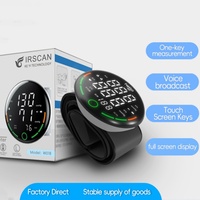Blood pressure monitor Wrist sphygmomanometer Large screen home medical automatic electronic blood pressure measuring meter