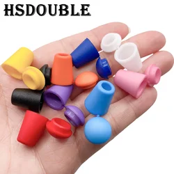 50Pcs Colorful Plastic Cord Ends Bell Stopper With Lid Lock Toggle Clip Paracord Clothes Bag Sportswear Shoelace Rope Parts